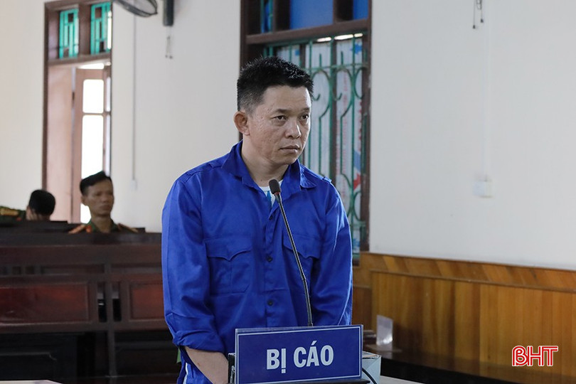 Bị cáo Trần Văn Tín tại phiên xét xử. bqbht_br_2-1.jpg