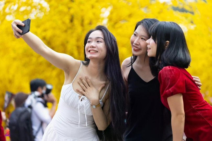 Du lịch vào dịp Tết Nguyên đán ngày càng lan rộng, đặc biệt đối với nhóm người trẻ hoặc gia đình trẻ. Ảnh: Phương Lâm. Du lịch vào dịp Tết Nguyên đán ngày càng lan rộng, đặc biệt đối với nhóm người trẻ hoặc gia đình trẻ. Ảnh: Phương Lâm.