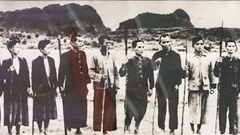 Đội Tự vệ đỏ ở Hòa Quân, Đông Sở, Nghệ An trong cao trào Xô-viết Nghệ-Tĩnh năm 1930. (Ảnh tư liệu) image-4.jpg