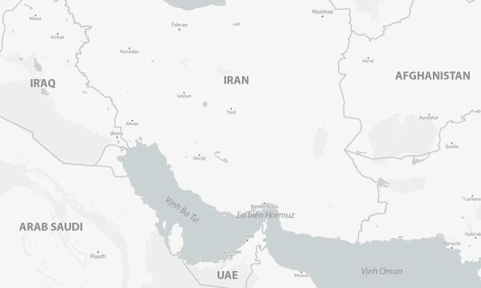 Vị trí eo biển Hormuz. Đồ họa: CSIS