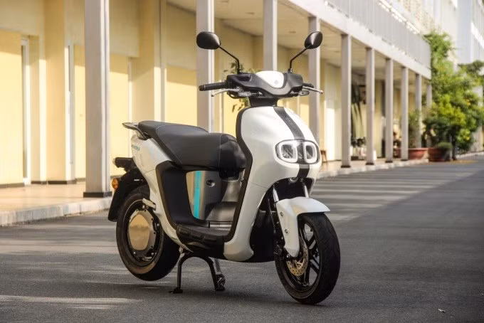 Yamaha Neo’s phiên bản màu trắng. Ảnh: Thành Nhạn