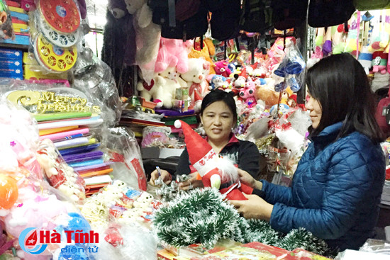 nhon nhip hang hoa cho giang sinh