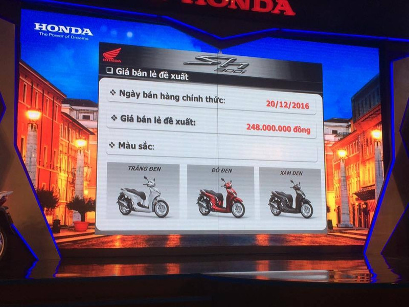 honda sh300i chinh thuc ra mat tai viet nam gia 248 trieu dong
