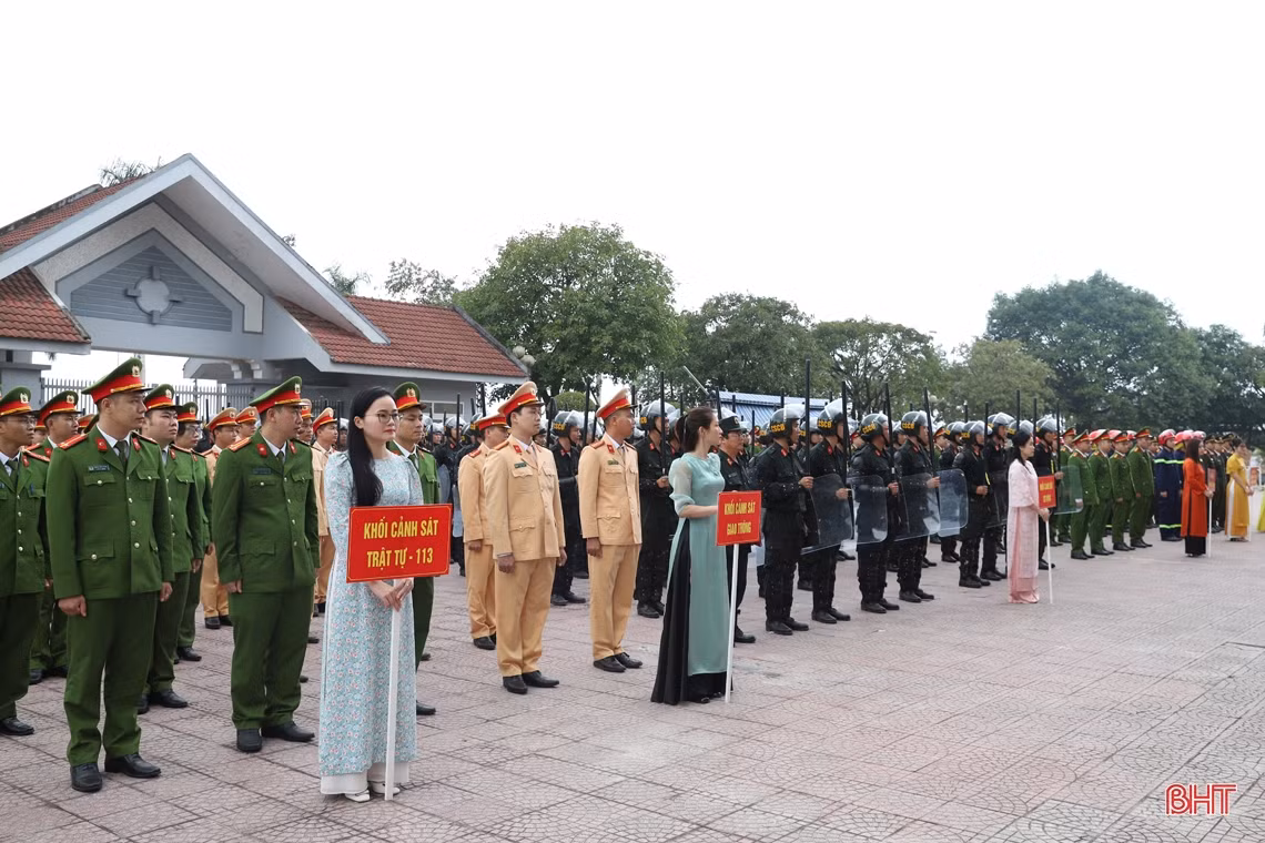 Hà Tĩnh ra quân cao điểm trấn áp tội phạm: Mỗi cấp công an trở thành một “pháo đài” đảm bảo ANTT