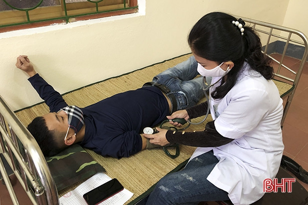 484 thanh niên Đức Thọ khám tuyển nghĩa vụ quân sự năm 2021