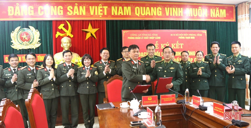 Công an, Bộ đội Biên phòng Hà Tĩnh phối hợp kiểm soát xuất nhập cảnh