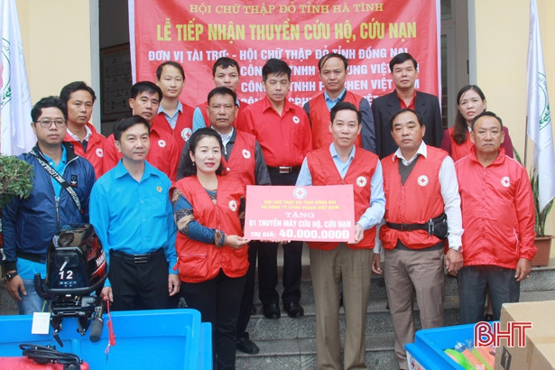 Đồng Nai hỗ trợ Hà Tĩnh gần 2 tỷ đồng khắc phục hậu quả lũ lụt