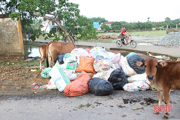 Hà Tĩnh có 108 điểm tập kết, trung chuyển rác không đúng quy hoạch