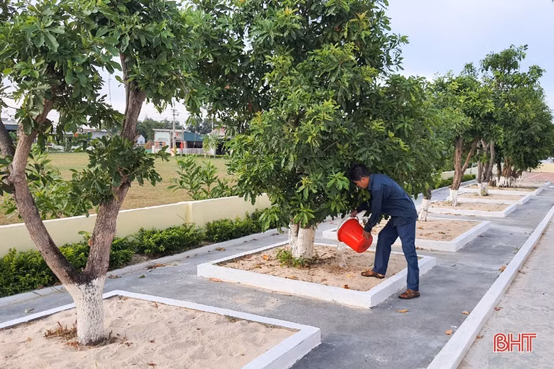 Cán bộ xã về làm lãnh đạo thôn, xây dựng các khu dân cư kiểu mẫu ở Kỳ Anh