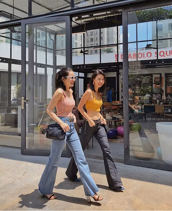 dau mua nang sao viet dien trang phuc ruc ro sac mau