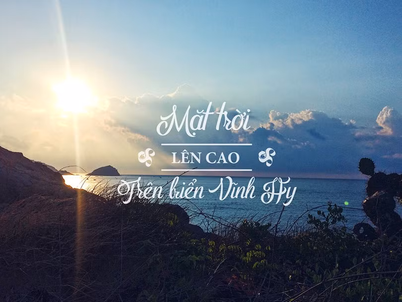 ngam binh minh tren vinh vinh hy