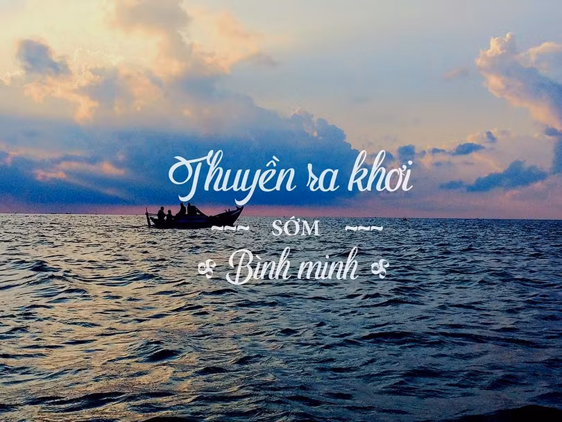 ngam binh minh tren vinh vinh hy