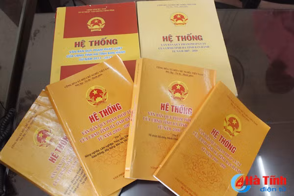 ha tinh phat hien 41 van ban het hieu luc toan phan