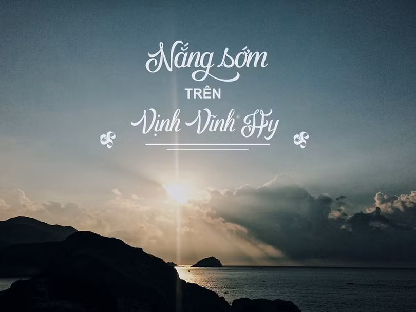 ngam binh minh tren vinh vinh hy