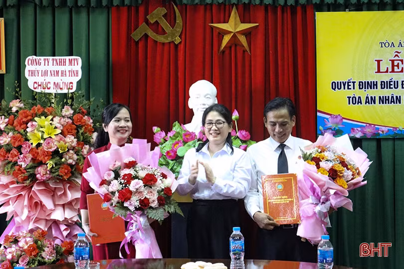 Tòa án Nhân dân huyện Can Lộc có tân nữ Chánh án