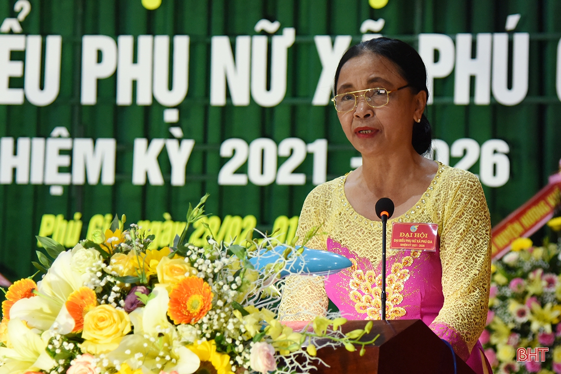 Tổ chức thành công Đại hội phụ nữ điểm cấp cơ sở Hà Tĩnh nhiệm kỳ 2021 - 2026