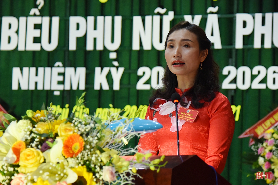 Tổ chức thành công Đại hội phụ nữ điểm cấp cơ sở Hà Tĩnh nhiệm kỳ 2021 - 2026