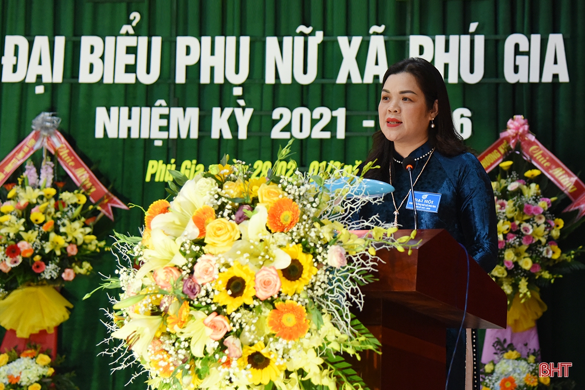 Tổ chức thành công Đại hội phụ nữ điểm cấp cơ sở Hà Tĩnh nhiệm kỳ 2021 - 2026