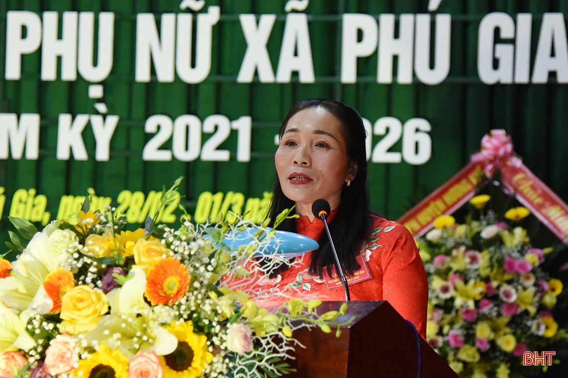 Tổ chức thành công Đại hội phụ nữ điểm cấp cơ sở Hà Tĩnh nhiệm kỳ 2021 - 2026