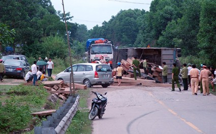 Hiện trường vụ tai nạn