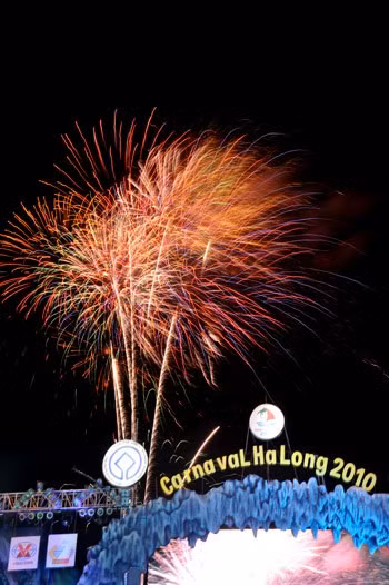 Nằm trong khuôn khổ khai mạc Lễ hội du lịch Hạ Long 2010, đêm diễu hành đường phố Carnaval với chủ đề “Hạ Long - Thăng Long và bè bạn Quốc tế” diễn ra hoành tráng, kéo dài suốt 2 tiếng rưỡi tại bến phà Bãi Cháy cũ (Quảng Ninh). Lễ hội diễn ra đúng vào dịp nghỉ lễ 30/4 và Quốc tế lao động nên đã thu hút hàng chục nghìn người dân từ mọi nơi, và cả du khách quốc tế về dự. Sau khi buổi lễ kết thúc, hệ thống giao thông quanh khu vực Bãi Cháy tê liệt vì tắc nghẽn. Nhiều mô hình biểu trưng được diễu hành tại lễ hội. Mô hình thành cổ Thăng Long – Hà Nội. Carnaval Hạ Long năm nay cũng hướng về thủ đô nhân dịp 1000 năm tuổi. Phần ấn tượng và được đông đảo khán giả chờ đợi nhất là màn diễu hành đường phố. Ngoài những người mẫu đi đầu các đoàn diễu hành, sự chú ý của khán giả dồn vào những cô gái trẻ trung xinh xắn trong những bộ trang phục của vũ công rực rỡ, nhiều màu sắc thể hiện cho những cánh chim. Nhóm vũ công Samba trình diễn các gam màu tượng trưng cho thực vật biển, san hô... Múa quạt, tiết mục nằm trong chủ đề “Quảng Ninh và các trung tâm du lịch”. Carnaval Hạ Long quen thuộc với các tiết mục xiếc, patin, võ thuật và cà kheo. Tiết mục belly dance (múa bụng) hấp dẫn khán giả bởi sự diễn xuất của các diễn viên nhỏ tuổi. Nhóm Samba nước ngoài tham gia biểu diễn trong chủ đề “Hội tụ sắc màu Quốc tế”. Các em nhỏ cũng tham gia diễu hành đường phố. Vũ hội hóa trang đặc sắc với sự tham gia của toàn bộ khán giả tại khu vực sân khấu 6.000 chỗ ngồi. Màn pháo hoa kéo dài hơn 20 phút kết thúc đêm hội.