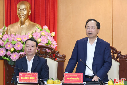 Khẩn trương hoàn thiện chương trình công tác của Ban Chấp hành Đảng bộ tỉnh khóa XX