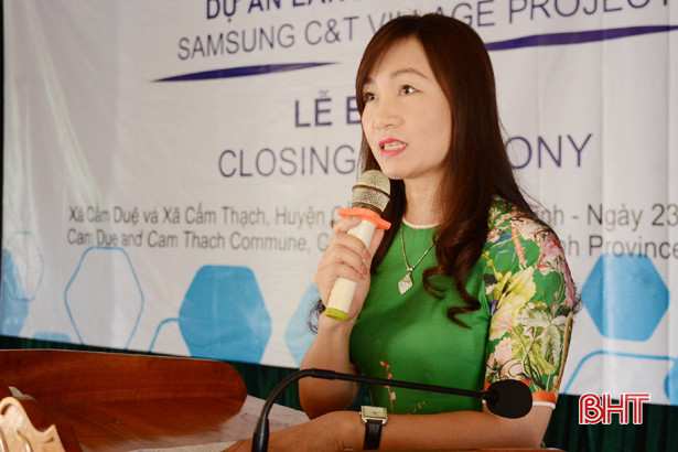 Làng Sam Sung C&T và những công trình cải thiện đời sống người dân