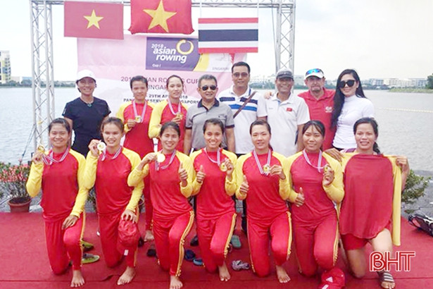 Tay chèo Hà Tĩnh tranh HCV Asiad với đối thủ Trung Quốc, Nhật Bản