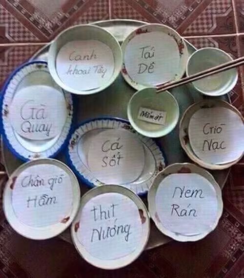 “Cám cảnh” mâm cơm cuối tháng của sinh viên