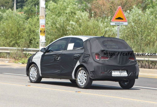 Hyundai Grand i10 thế hệ mới chạy thử ở Hàn Quốc