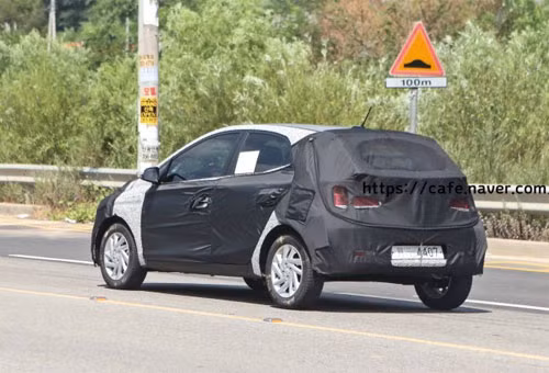 Hyundai Grand i10 thế hệ mới chạy thử ở Hàn Quốc