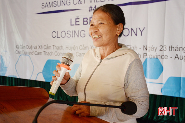 Làng Sam Sung C&T và những công trình cải thiện đời sống người dân