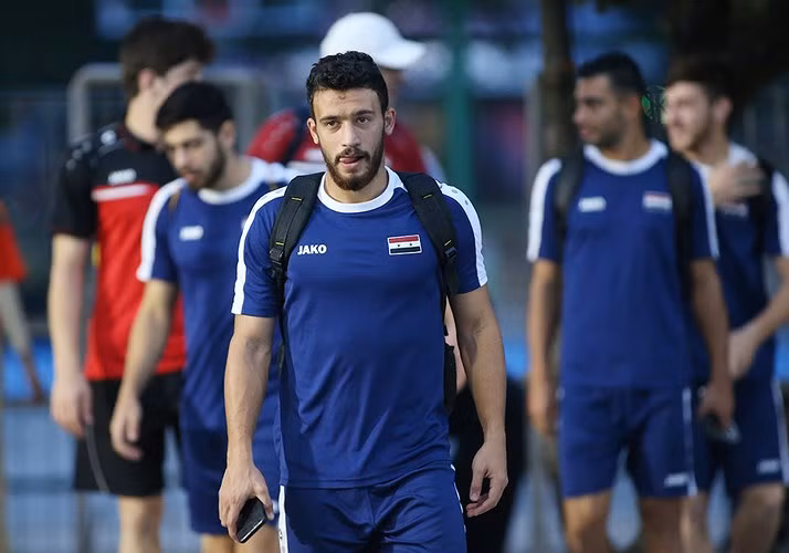 Olympic Syria tập kín trước khi quyết đấu Olympic Việt Nam