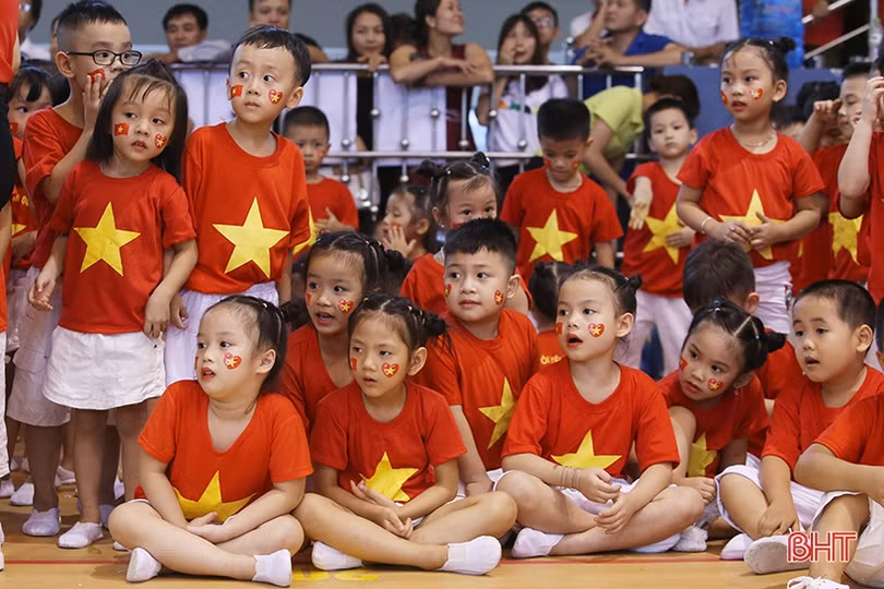 Sôi động ngày hội thể thao trường Mầm non Trí Đức