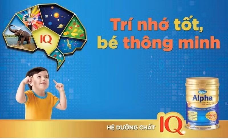 Thực phẩm bổ sung: Sản phẩm dinh dưỡng nhãn hiệu Dielac Alpha Gold của Vinamilk. vinamilk phoi hop to chuc hoi thao ve tang cuong tri nho cho tre