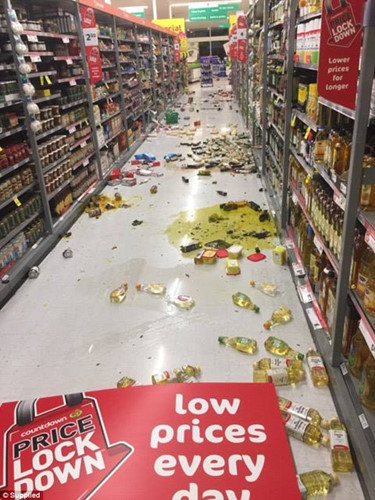 hinh anh thiet hai do dong dat 7 4 do richter tai new zealand