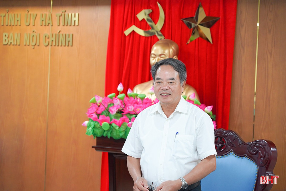 Trưởng ban Nội chính Tỉnh uỷ Nguyễn Đình Hải kết luận hội nghị. Trưởng ban Nội chính Tỉnh uỷ Nguyễn Đình Hải kết luận hội nghị.