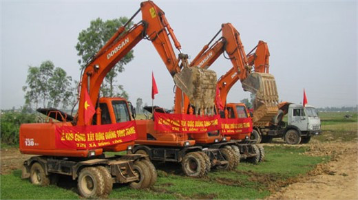 Lực lượng thi công cam kết thực hiện đúng tiến độ dự án.