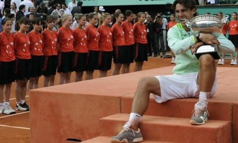 "Vua sân đất nện" Nadal thực sự trở lại. Getty