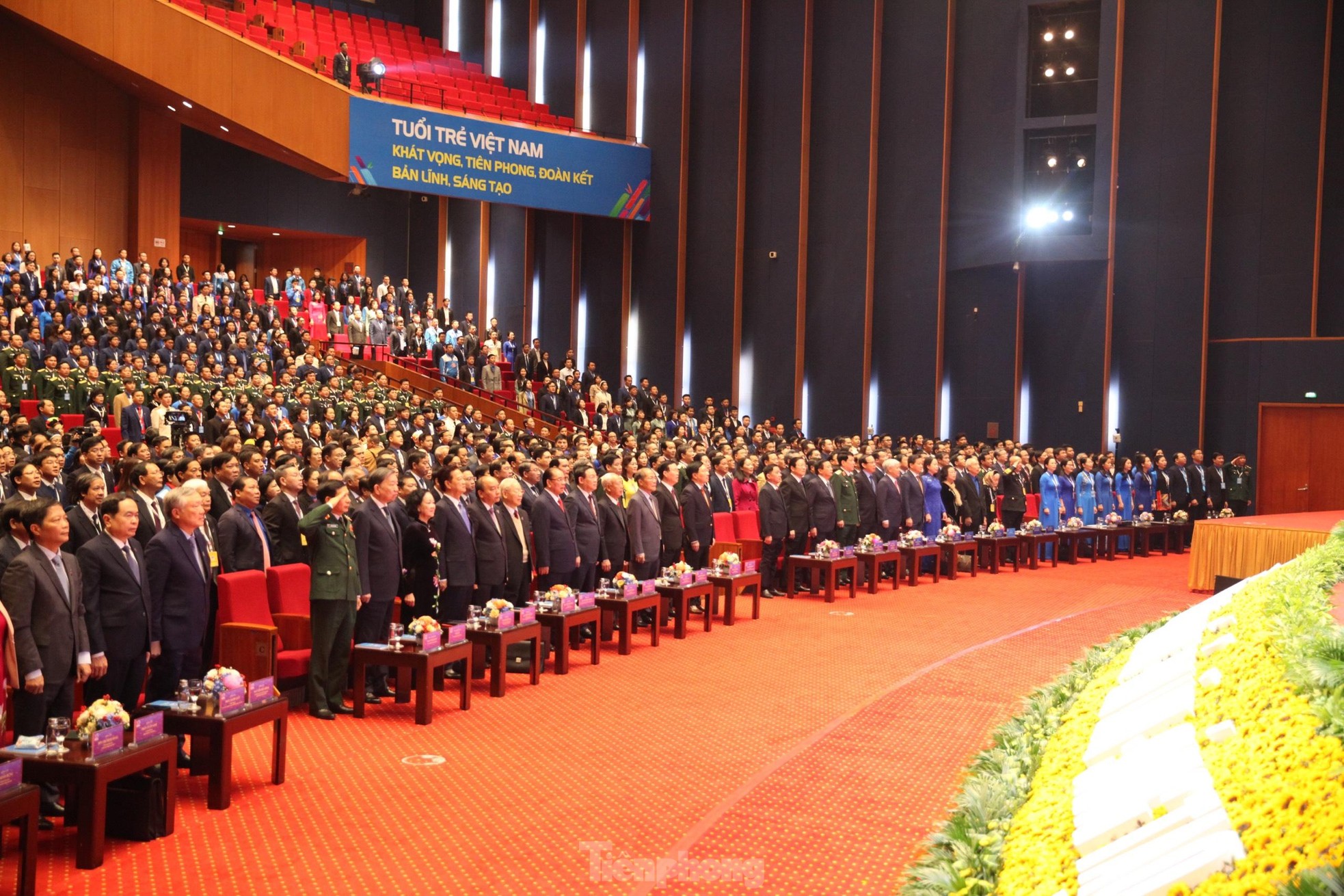 Toàn cảnh phiên trọng thể Đại hội Đoàn toàn quốc lần thứ XII