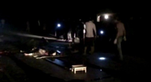 Hiện trường vụ tai nạn