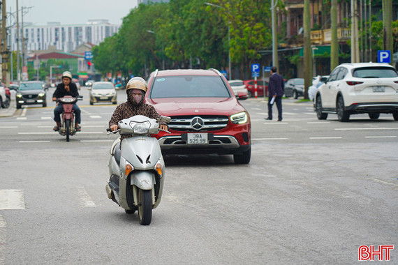 Phố phường Hà Tĩnh mùa gió lạnh về