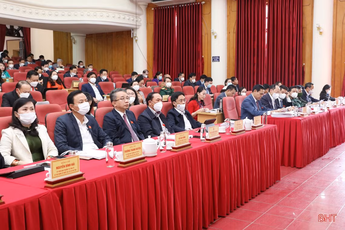 Đại biểu HĐND tỉnh Hà Tĩnh nghe báo cáo thẩm tra, thảo luận tại hội trường ảnh 2 Đại biểu HĐND tỉnh Hà Tĩnh nghe báo cáo thẩm tra, thảo luận tại hội trường