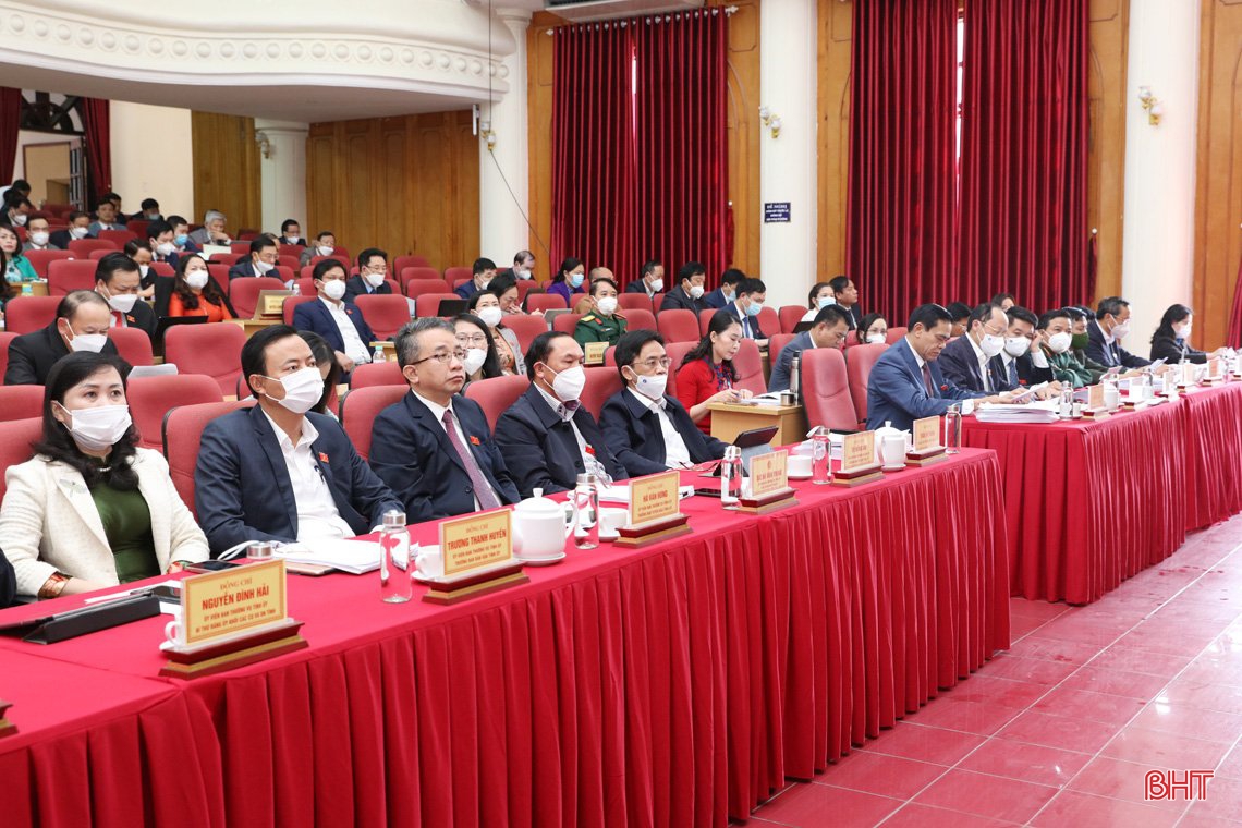 Đại biểu HĐND tỉnh Hà Tĩnh nghe báo cáo thẩm tra, thảo luận tại hội trường ảnh 2 Đại biểu HĐND tỉnh Hà Tĩnh nghe báo cáo thẩm tra, thảo luận tại hội trường