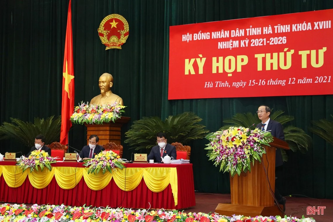 Khai mạc trọng thể Kỳ họp thứ 4, HĐND tỉnh Hà Tĩnh khóa XVIII