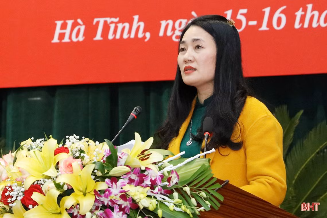 Đại biểu HĐND tỉnh Hà Tĩnh nghe báo cáo thẩm tra, thảo luận tại hội trường