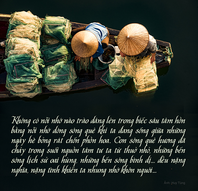 Dòng sông chở nặng ân tình