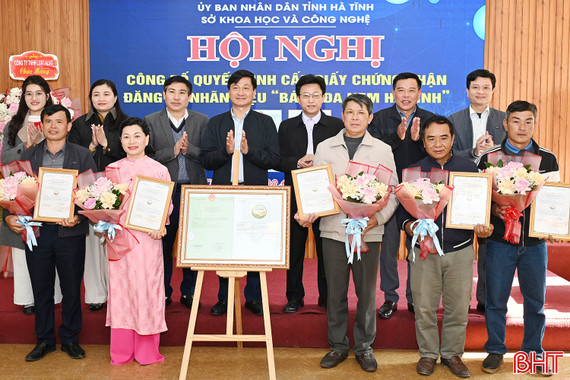 Công bố Nhãn hiệu chứng nhận “Bánh đa nem Hà Tĩnh”