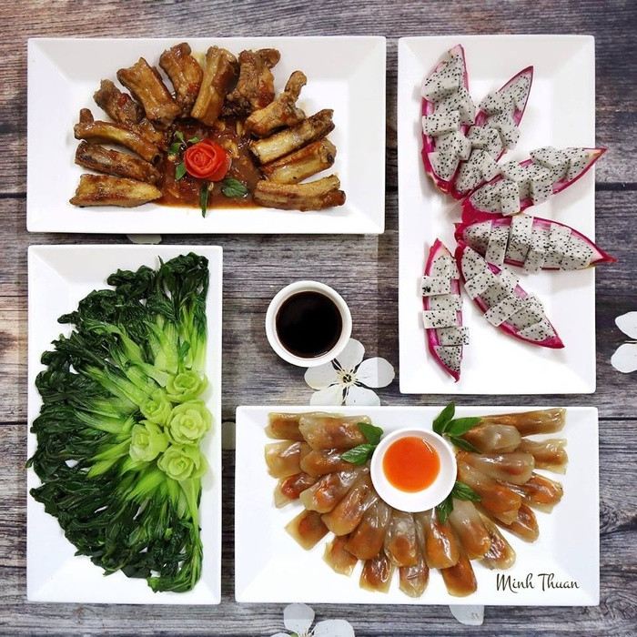 Ngưỡng mộ những bữa cơm gia đình đẹp như tranh vẽ của cô giáo Hà Nội