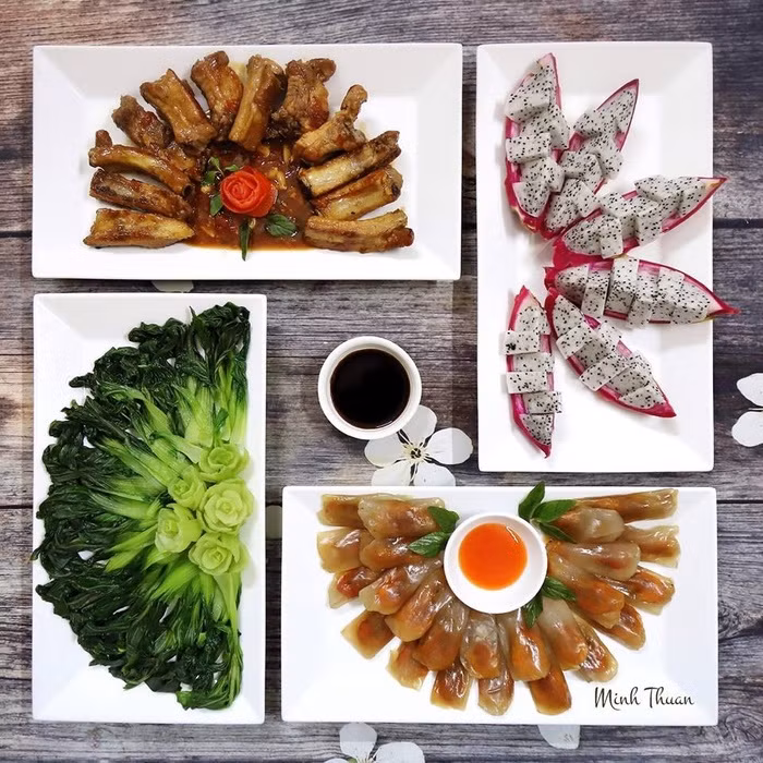 Ngưỡng mộ những bữa cơm gia đình đẹp như tranh vẽ của cô giáo Hà Nội